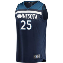 Load image into Gallery viewer, 25-Derrick Rose Minnesota Timberwolves  Jersey - Icon Edition - Navy