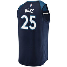 Load image into Gallery viewer, 25-Derrick Rose Minnesota Timberwolves  Jersey - Icon Edition - Navy
