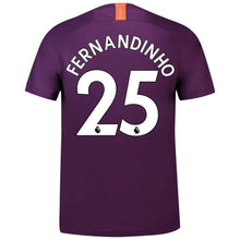 Load image into Gallery viewer, 25-Fernandinho Manchester City 2018-19 Third Stadium Player Jersey – Purple