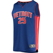 Load image into Gallery viewer, 25-Reggie Bullock Detroit Pistons  Jersey - Icon Edition – Blue