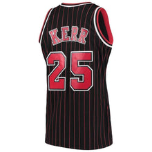 Load image into Gallery viewer, 25-Steve Kerr Chicago Bulls 1995-96 Hardwood Classics Swingman Jersey – Black