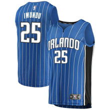 Load image into Gallery viewer, 25-Wesley Iwundu Orlando Magic  Jersey - Icon Edition – Blue