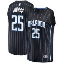 Load image into Gallery viewer, 25-Wesley Iwundu Orlando Magic  Jersey - Statement Edition - Black