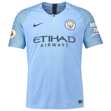 Load image into Gallery viewer, 26-Riyad Mahrez Manchester City 2018-19 Home Vapor Match Player Jersey – Blue