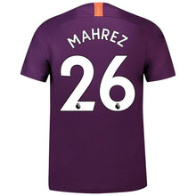 Load image into Gallery viewer, 26-Riyad Mahrez Manchester City 2018-19 Third Stadium Player Jersey – Purple