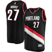 Load image into Gallery viewer, 27-Jusuf Nurkic Portland Trail Blazers  Jersey Black - Icon Edition