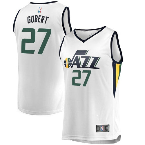 27-Rudy Gobert Utah Jazz  Jersey - Association Edition – White