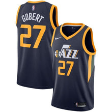 Load image into Gallery viewer, 27-Rudy Gobert Utah Jazz Swingman Jersey - Icon Edition – Navy