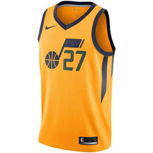 Load image into Gallery viewer, 27-Rudy Gobert Utah Jazz Swingman Jersey - Statement Edition – Gold