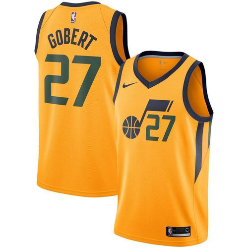 27-Rudy Gobert Utah Jazz Swingman Jersey - Statement Edition – Gold