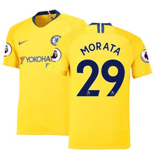 Load image into Gallery viewer, 29-Álvaro Morata Chelsea 2018-19 Away Stadium Player Jersey – Yellow