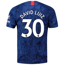 30-Luiz Chelsea Home Stadium Jersey 2019-20