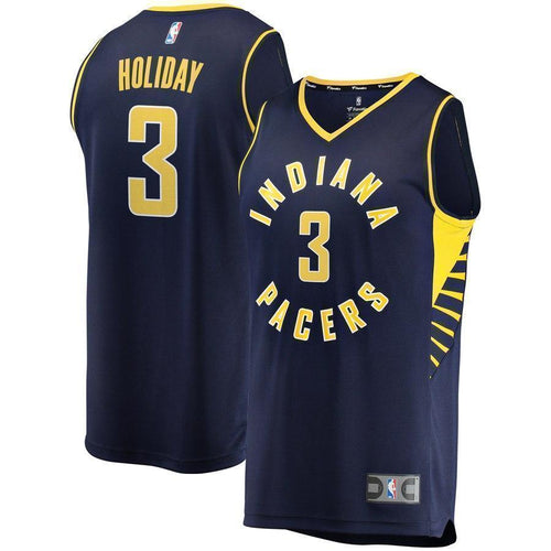 3-Aaron Holiday Indiana Pacers Jersey - Icon Edition - Navy