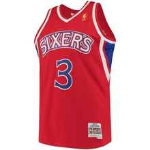 Load image into Gallery viewer, 3-Allen Iverson Philadelphia 76ers  1996-97 Hardwood Classics Swingman Jersey - Red