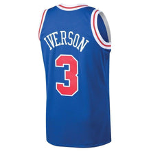 Load image into Gallery viewer, 3-Allen Iverson Philadelphia 76ers  1996-97 Hardwood Classics Swingman Jersey - Royal