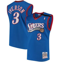 Load image into Gallery viewer, 3-Allen Iverson Philadelphia 76ers 1999-2000 Hardwood Classics Jersey - Royal