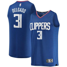 Load image into Gallery viewer, 31-Angel Delgado LA Clippers  Jersey - Icon Edition - Royal