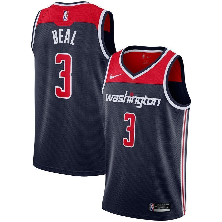 3-Bradley Beal Washington Wizards Swingman Jersey - Statement Edition – Navy