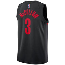 Load image into Gallery viewer, 3-C.J. McCollum Portland Trail Blazers 2018-19 Swingman Jersey – City Edition – Black