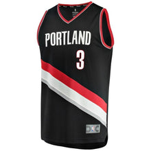 Load image into Gallery viewer, 3-C.J. McCollum Portland Trail Blazers  Jersey Black - Icon Edition