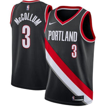 Load image into Gallery viewer, 3-C.J. McCollum Portland Trail Blazers Swingman Jersey Black - Icon Edition