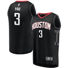 Load image into Gallery viewer, 3-Chris Paul Houston Rockets Jersey Black - Statement Edition