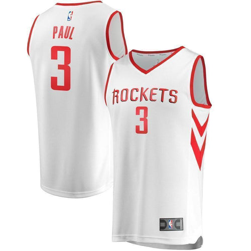 3-Chris Paul Houston Rockets Jersey White - Association Edition