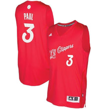 Load image into Gallery viewer, 3-Chris Paul LA Clippers  Christmas Day Swingman Jersey - Red