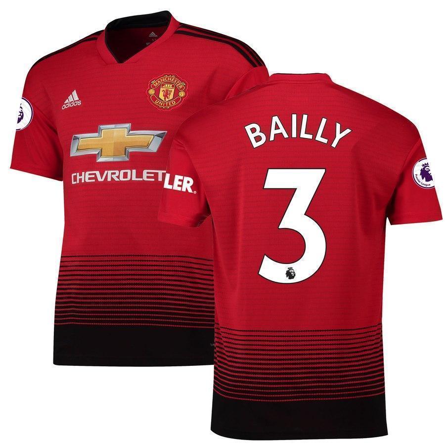 3-Eric Bailly Manchester United 2018-19 Home Player Jersey – Red