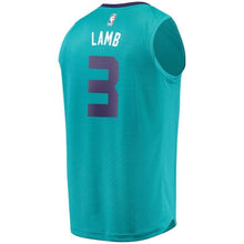 Load image into Gallery viewer, 3-Jeremy Lamb Charlotte Hornets  Jersey - Icon Edition – Teal