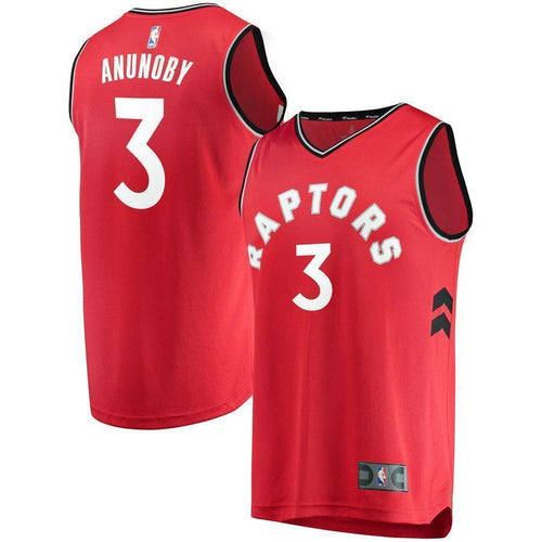 3-OG Anunoby Toronto Raptors  Jersey Red - Icon Edition