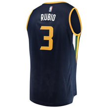 Load image into Gallery viewer, 3-Ricky Rubio Utah Jazz  Player Jersey - Icon Edition – Navy