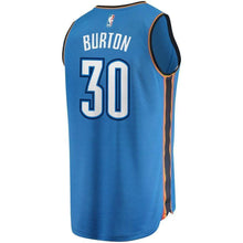 Load image into Gallery viewer, 30-Deonte Burton Oklahoma City Thunder  Jersey - Icon Edition - Blue