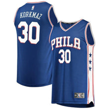 Load image into Gallery viewer, 30-Furkan Korkmaz Philadelphia 76ers Jersey - Icon Edition – Royal