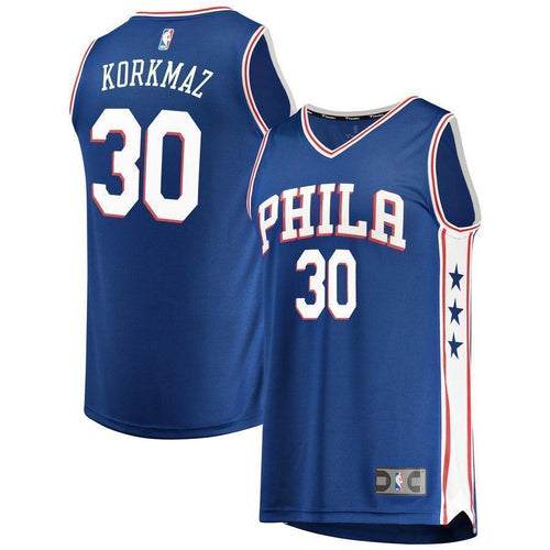 30-Furkan Korkmaz Philadelphia 76ers Jersey - Icon Edition – Royal