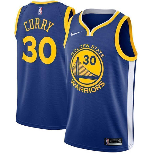 30-Stephen Curry Golden State Warriors Swingman Jersey Royal - Icon Edition
