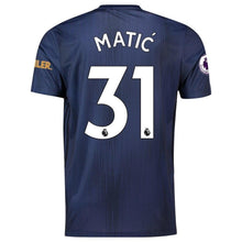 Load image into Gallery viewer, 31-Nemanja Matic Manchester United 2018-19 Third Player Jersey – Navy