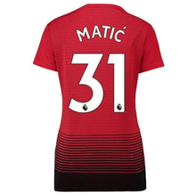 Load image into Gallery viewer, 31-Nemanja Matic Manchester United Women&#39;s 18-19 Home Jersey – Red