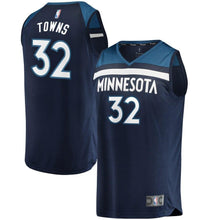 Load image into Gallery viewer, 32-Karl-Anthony Towns Minnesota Timberwolves  Jersey Navy - Icon Edition