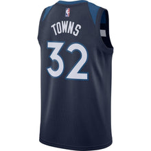 Load image into Gallery viewer, 32-Karl-Anthony Towns Minnesota Timberwolves Swingman Jersey Navy - Icon Edition