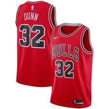 Load image into Gallery viewer, 32-Kris Dunn Chicago Bulls  Swingman Jersey - Icon Edition – Red