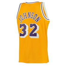 Load image into Gallery viewer, 32-Magic Johnson Los Angeles Lakers  Hardwood Classics Swingman Jersey - Gold