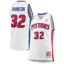 Load image into Gallery viewer, 32-Richard Hamilton Detroit Pistons  Hardwood Classics Swingman Jersey – White
