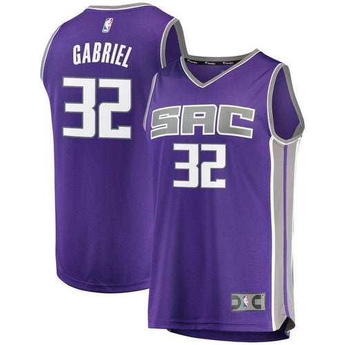 32-Wenyen Gabriel Sacramento Kings  Jersey - Icon Edition - Purple