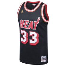 Load image into Gallery viewer, 33-Alonzo Mourning Miami Heat  1996-97 Hardwood Classics Swingman Jersey - Black