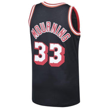 Load image into Gallery viewer, 33-Alonzo Mourning Miami Heat  1996-97 Hardwood Classics Swingman Jersey - Black