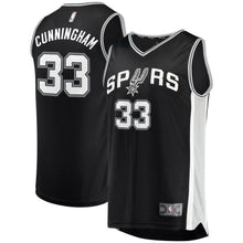 Load image into Gallery viewer, 33-Dante Cunningham San Antonio Spurs  Jersey - Icon Edition - Black