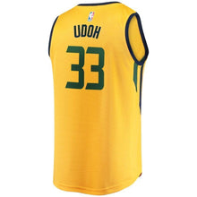 Load image into Gallery viewer, 33-Ekpe Udoh Utah Jazz  Player Jersey Gold - Statement Edition