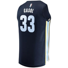 Load image into Gallery viewer, 33-Marc Gasol Memphis Grizzlies Swingman Jersey - Icon Edition – Navy