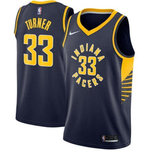 Load image into Gallery viewer, 33-Myles Turner Indiana Pacers Swingman Jersey Navy - Icon Edition